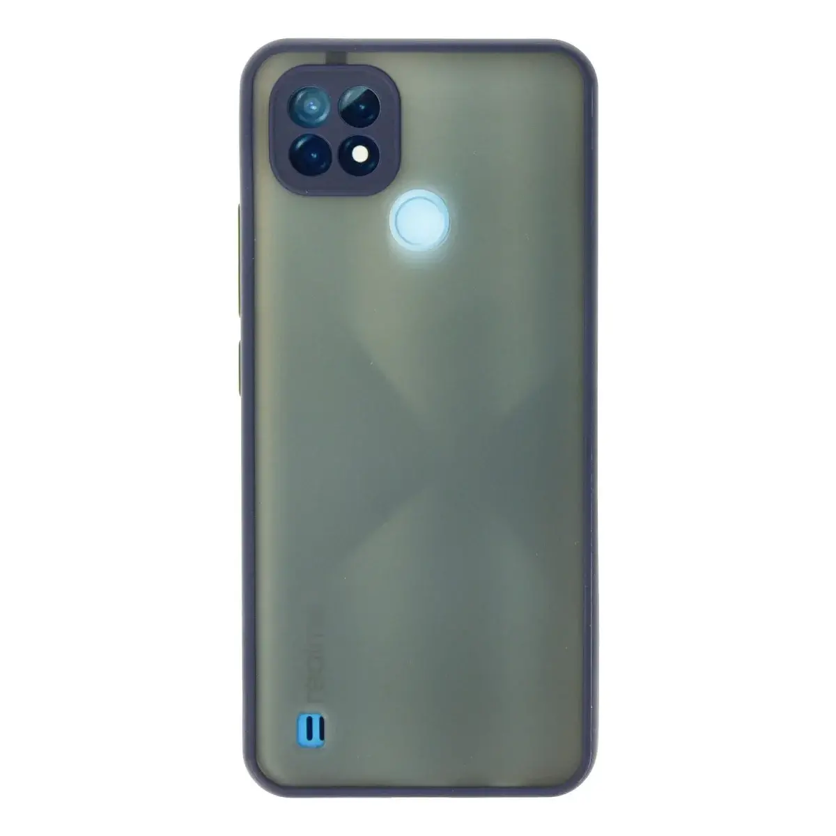 Realme C21 Kılıf Montreal Silikon Kapak - Lacivert