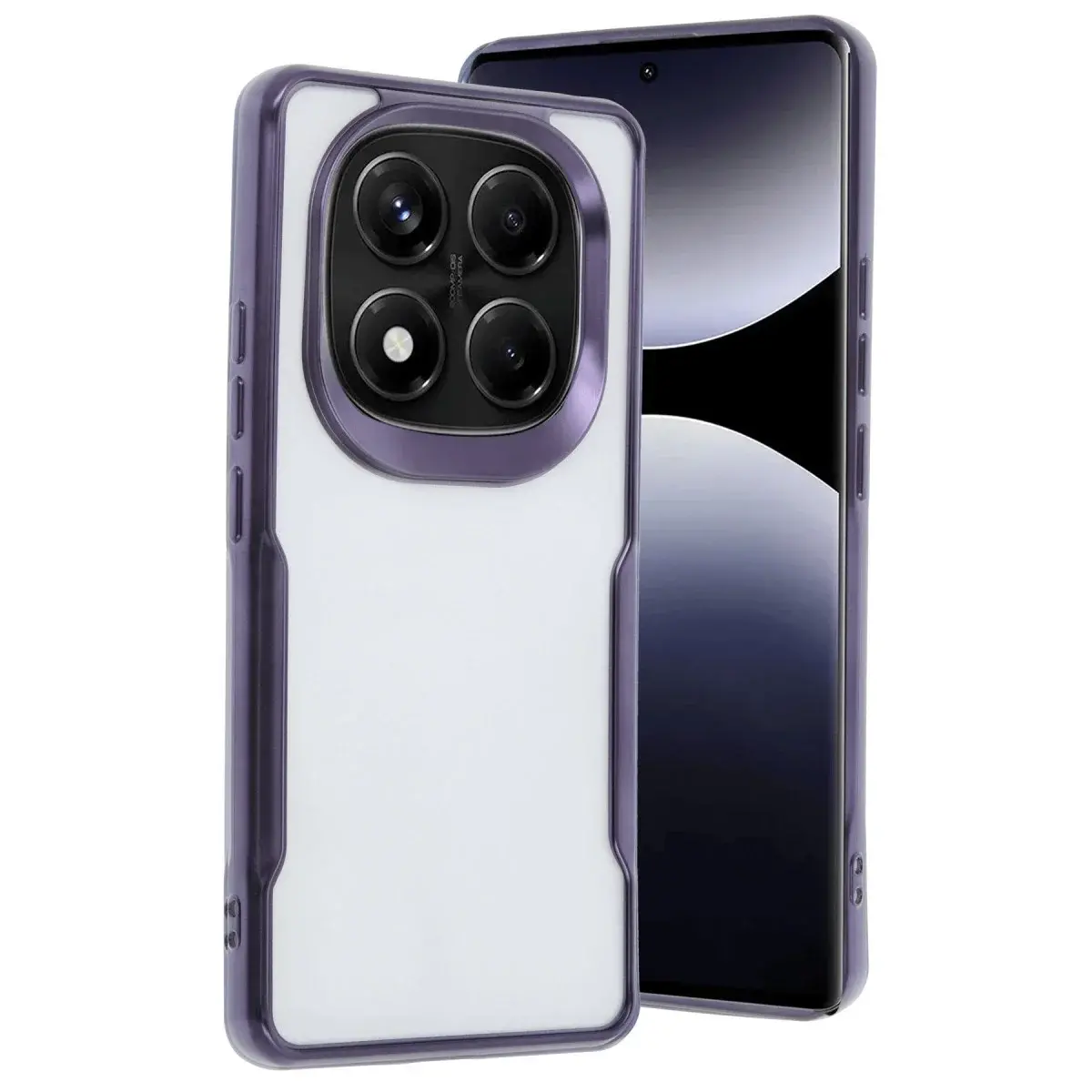 Xiaomi Redmi Note 14 Pro Plus Kılıf Boyi Silikon Kapak - Derin Mor
