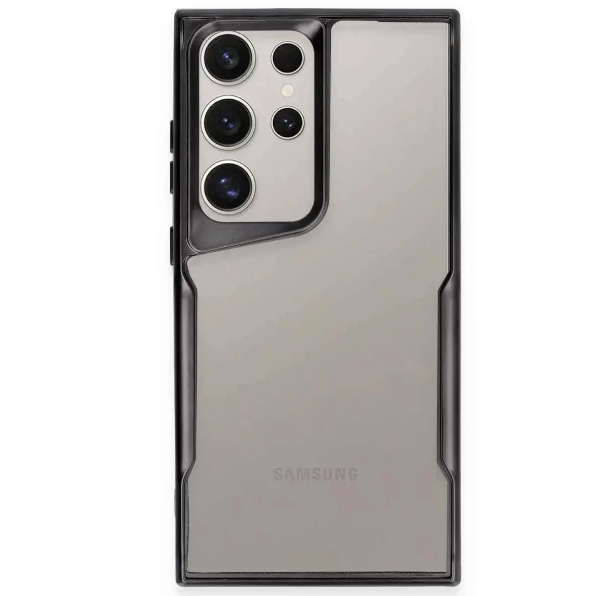 Samsung Galaxy S25 Ultra Kılıf Boyi Silikon Kapak - Siyah