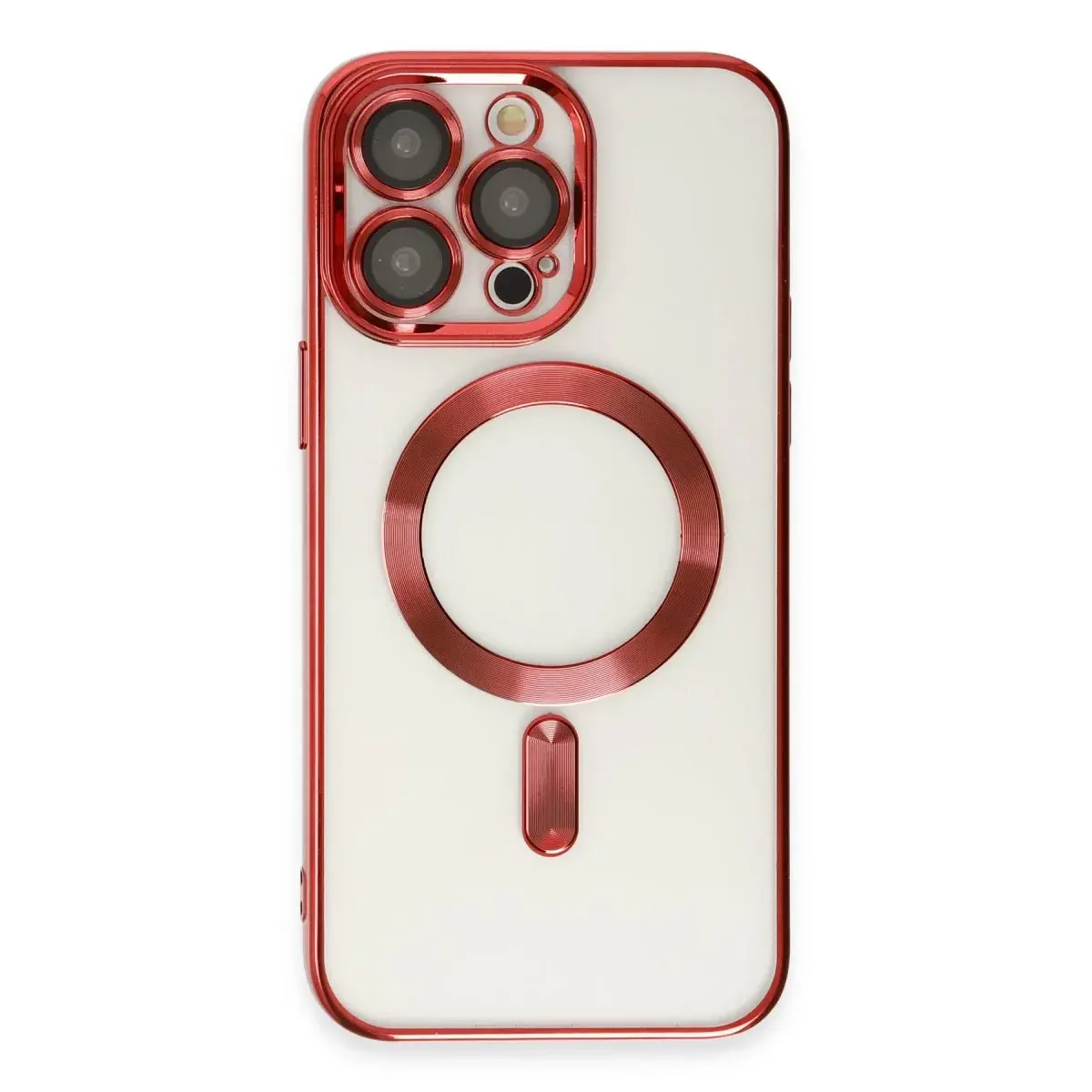 İphone 14 Pro Kılıf Kross Magneticsafe Kapak - Kırmızı