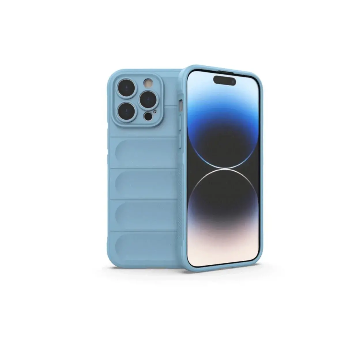 İphone 15 Pro Max Kılıf Optimum Silikon - Sky Blue