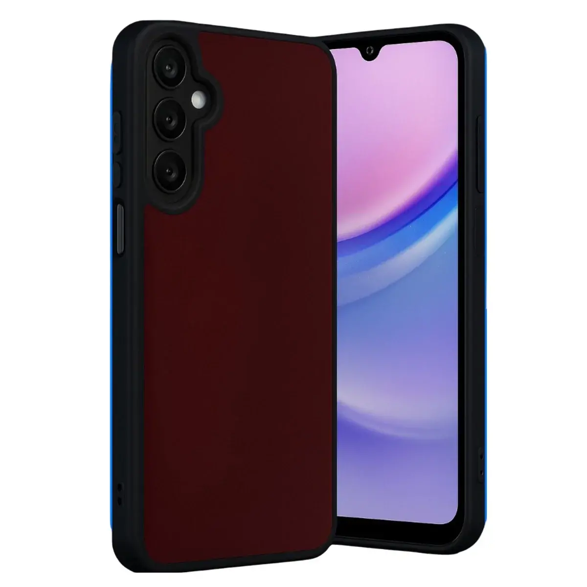 Samsung Galaxy M15 Kılıf Aras Deri Kapak - Bordo