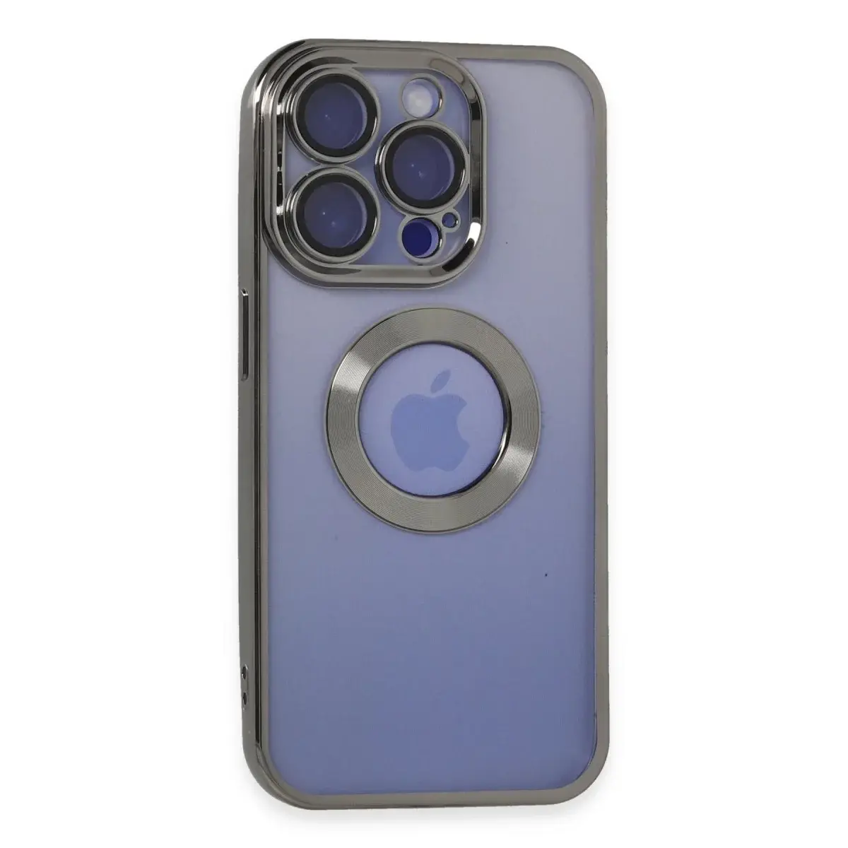 İphone 15 Pro Kılıf Slot Silikon - Titan Gri