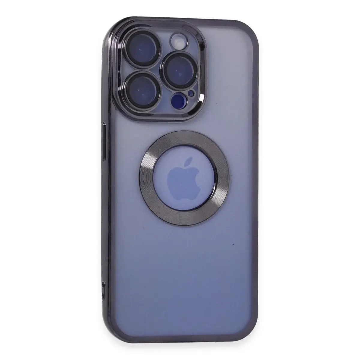 İphone 15 Pro Max Kılıf Slot Silikon - Mor