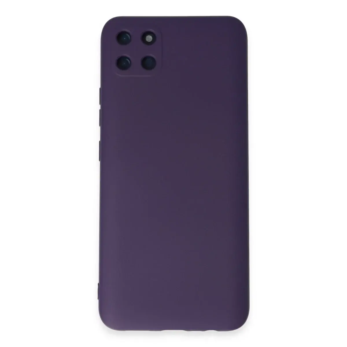 Realme C11 Kılıf Nano İçi Kadife Silikon - Mor