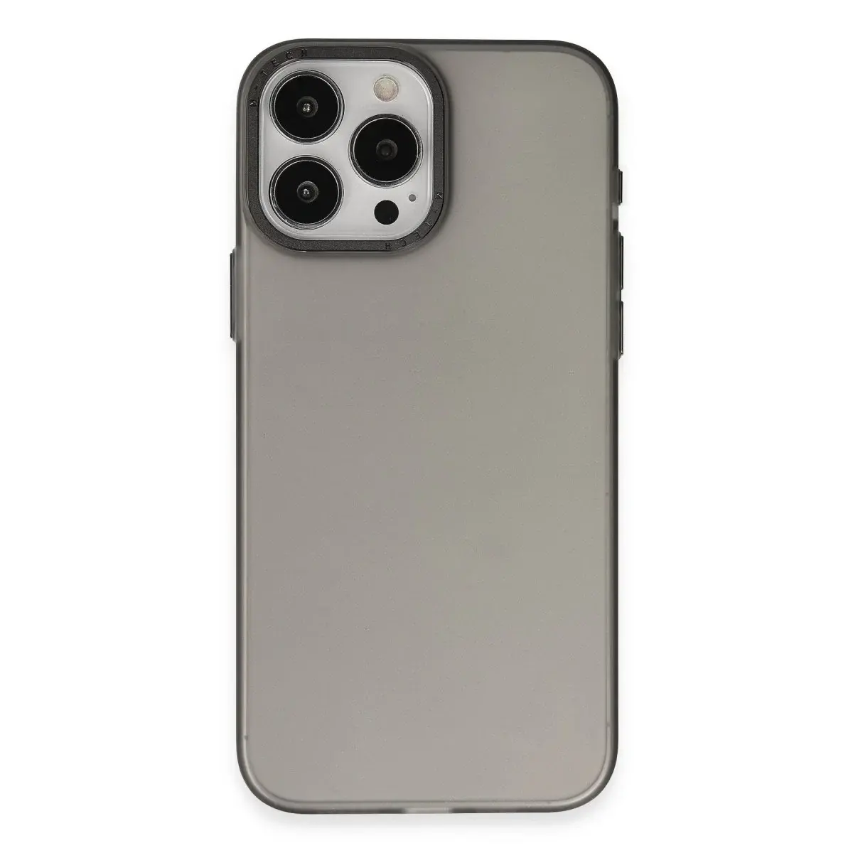 İphone 15 Pro Max Kılıf Modos Metal Kapak - Siyah