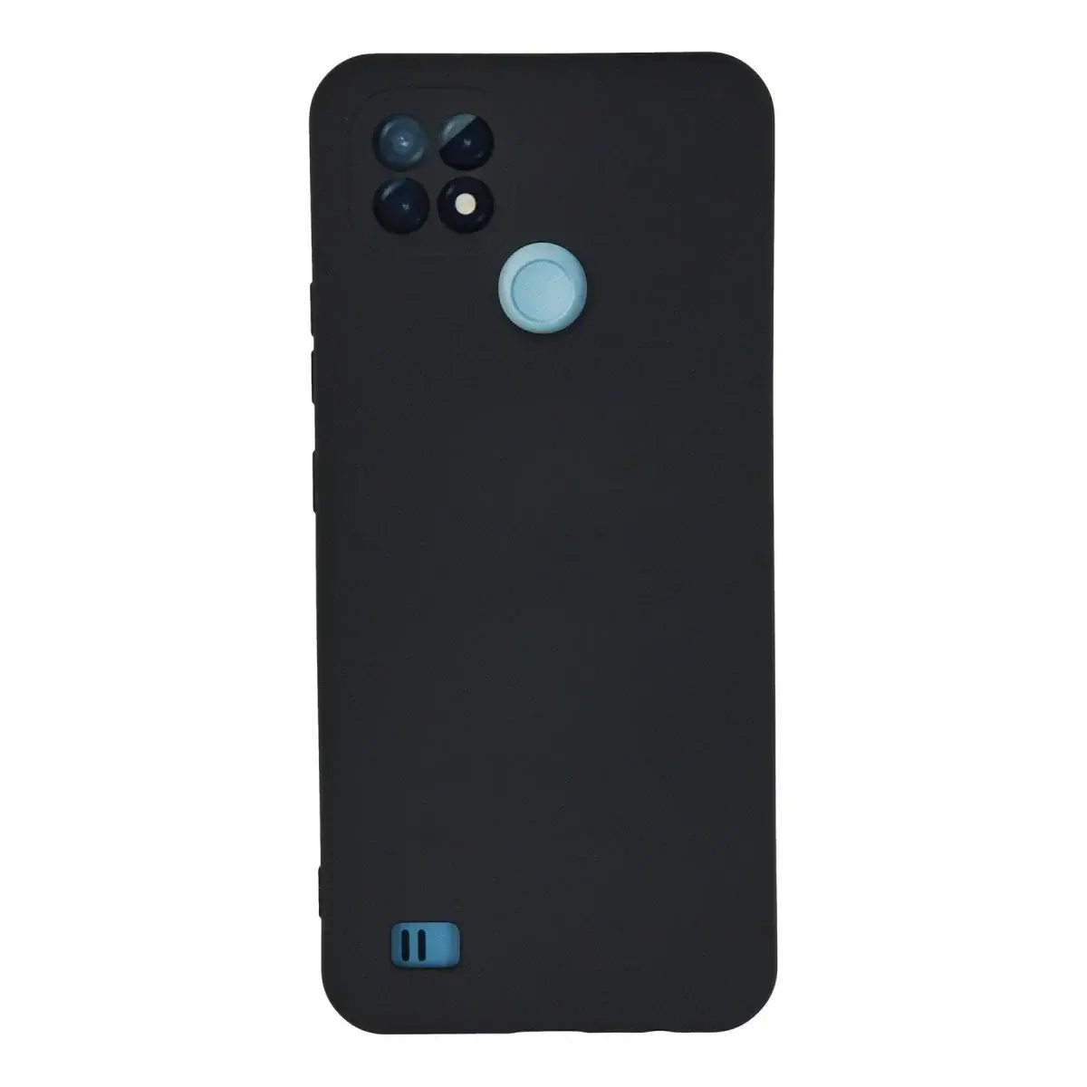 Realme C21 Kılıf Nano İçi Kadife Silikon - Lacivert