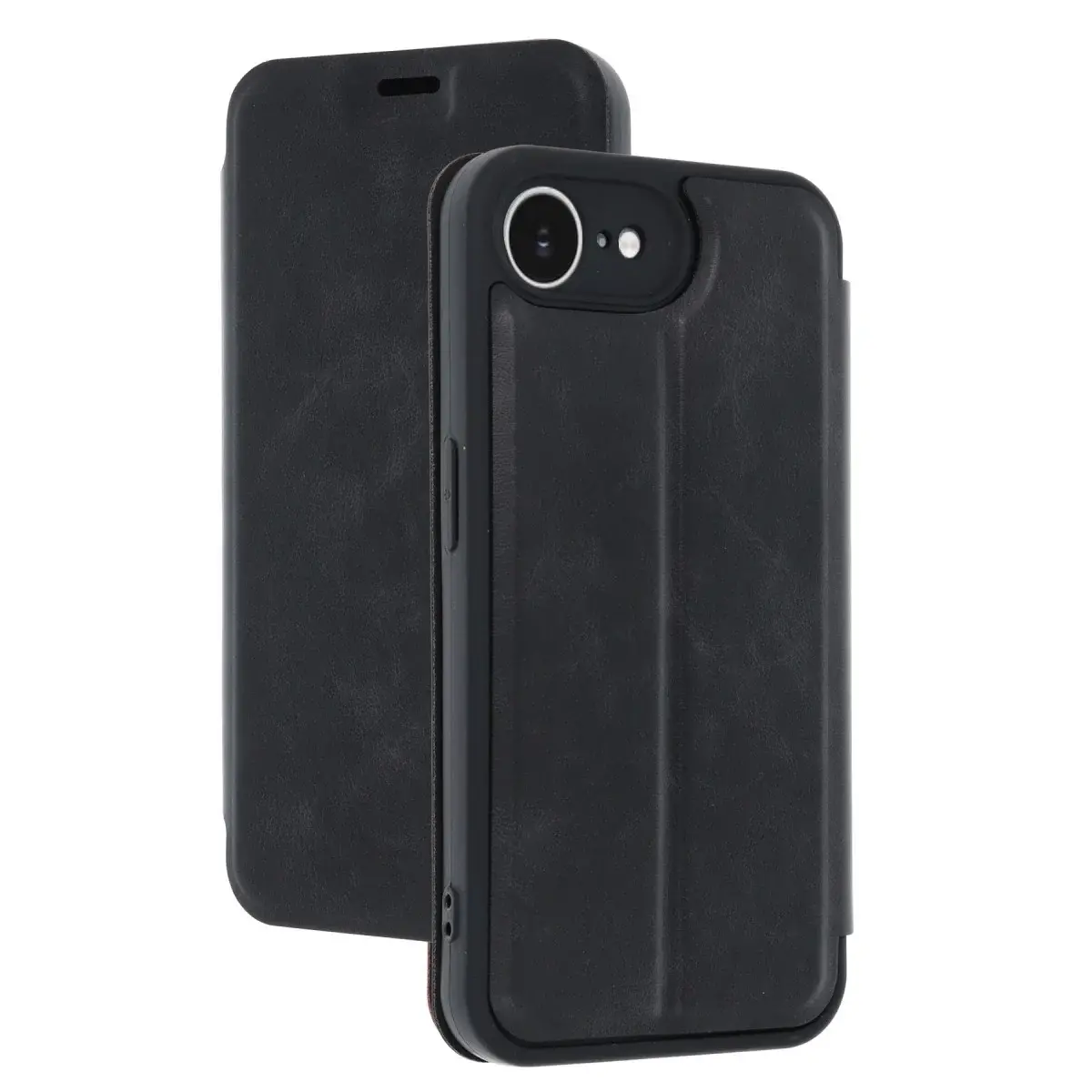 İphone 16e Kılıf Flip Cover - Siyah