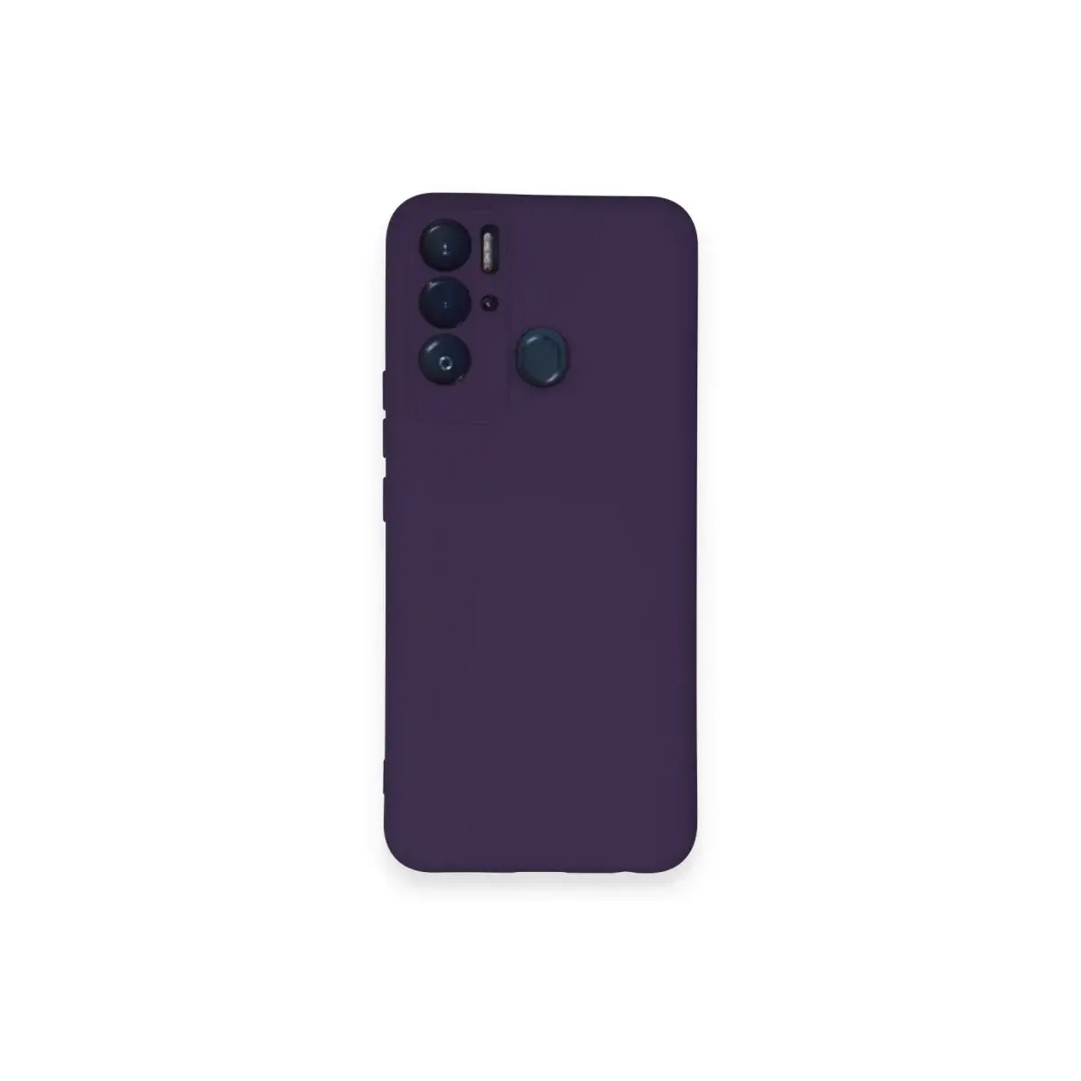 Tecno Pova Neo Kılıf Nano İçi Kadife Silikon - Mor