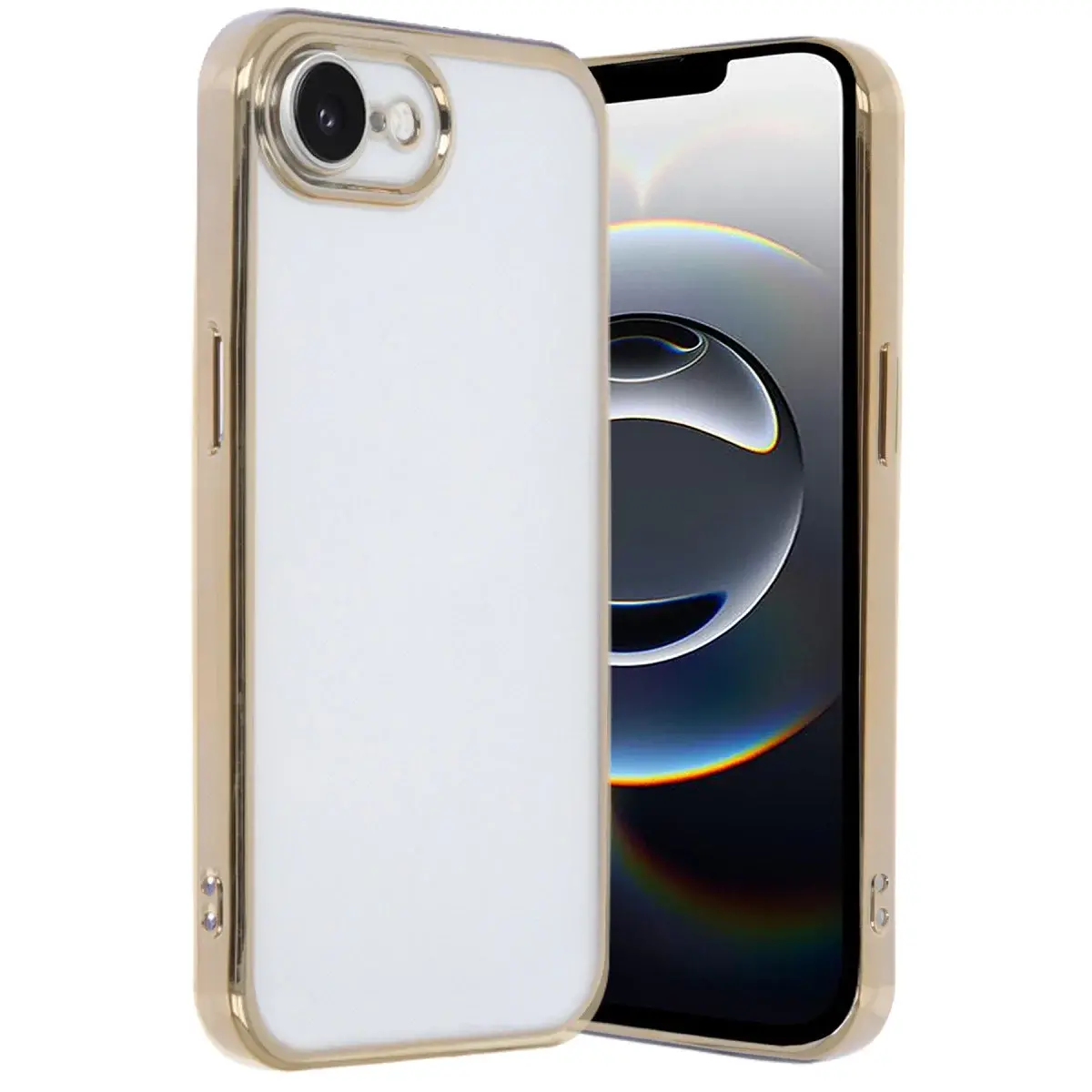 İphone 16e Kılıf Razer Lensli Silikon - Gold
