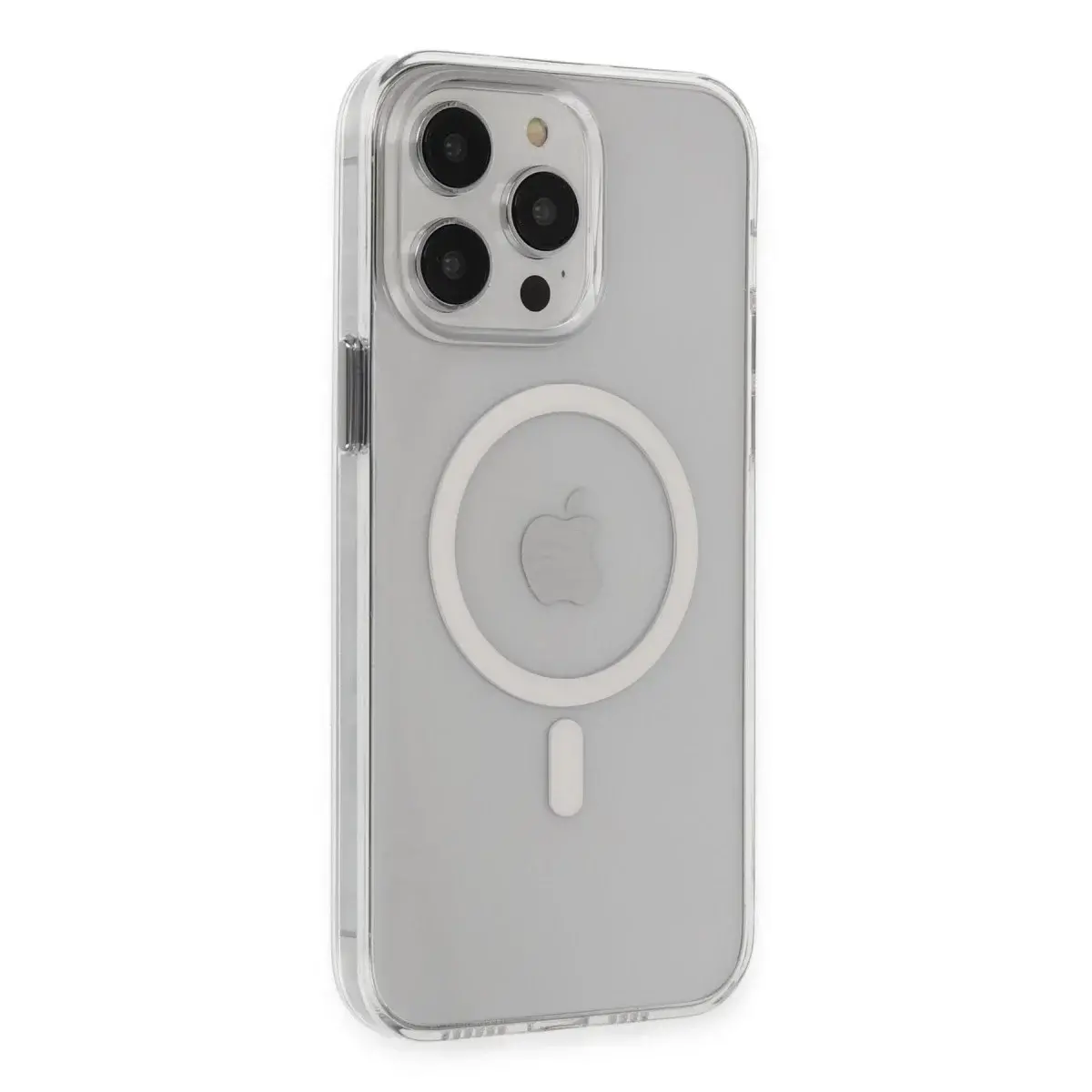 İphone 15 Pro Max Kılıf Tron Şeffaf Magsafe Kapak - Şeffaf