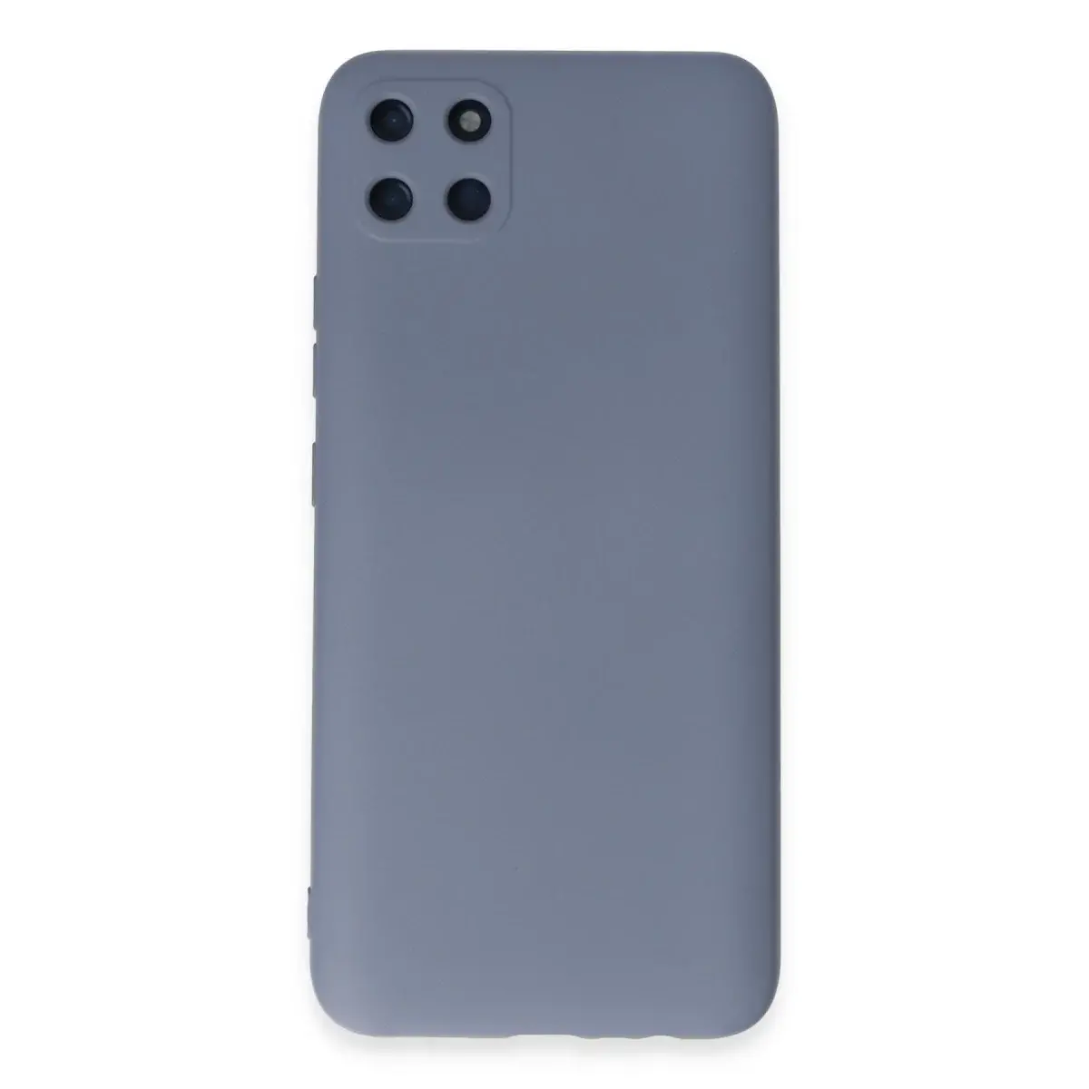 Realme C11 Kılıf Nano İçi Kadife Silikon - Gri