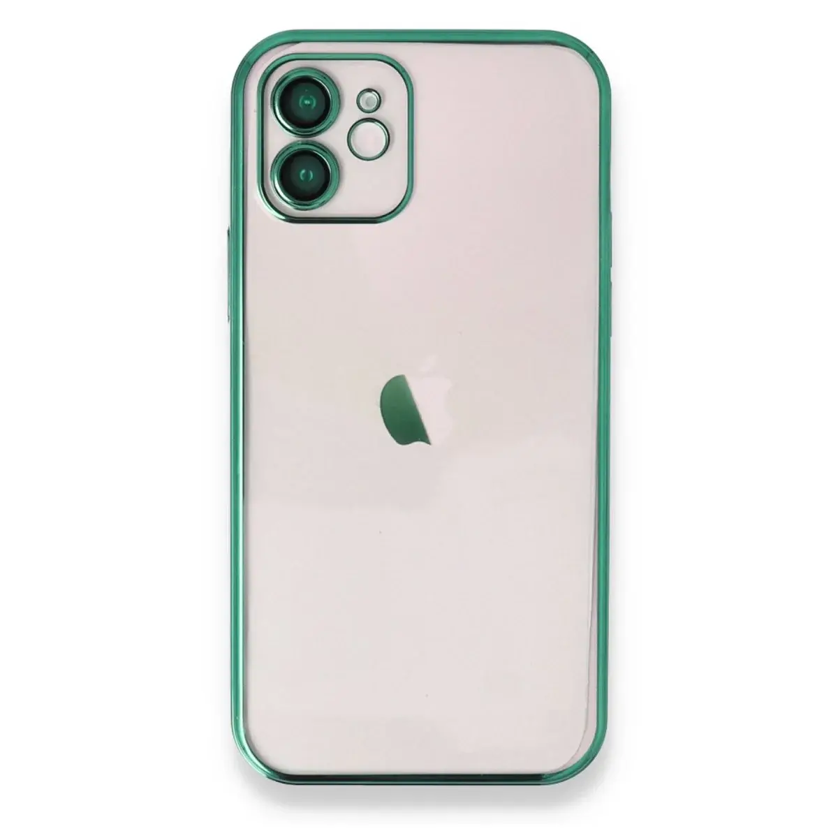 İphone 12 Kılıf Razer Lensli Silikon - Yeşil