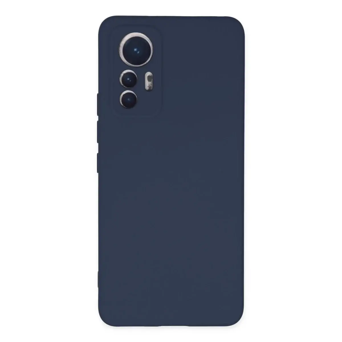 Xiaomi Mi 12 Lite Kılıf Nano İçi Kadife Silikon - Lacivert