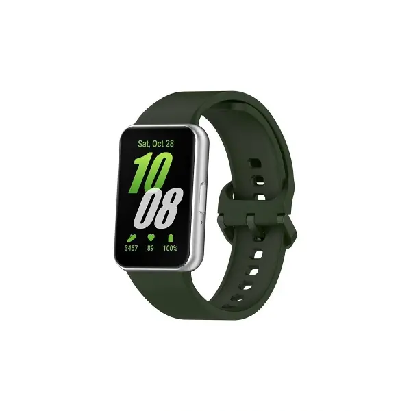 Samsung Galaxy Fit 3 Klasik Kordon - Haki Yeşil