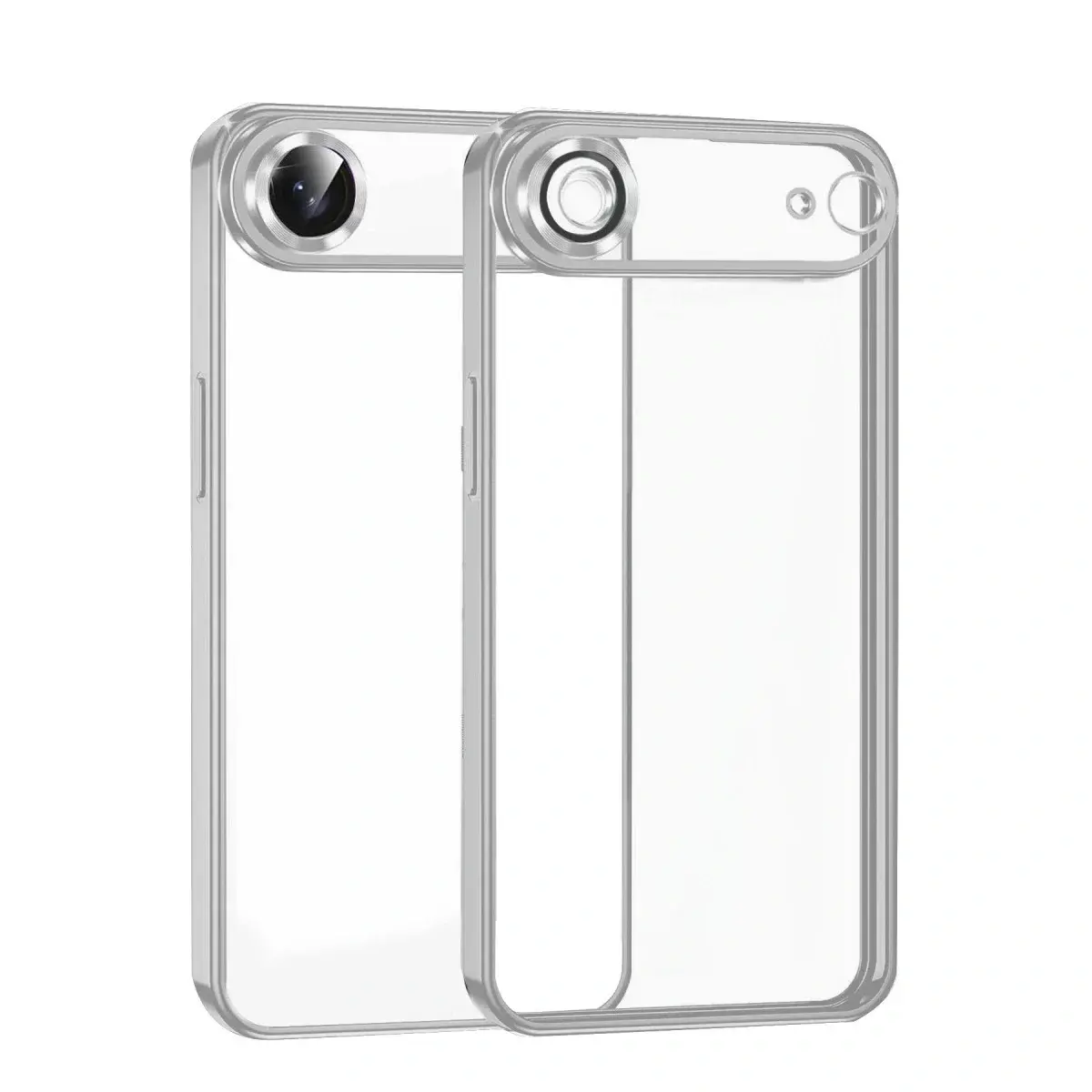 İphone 17 Air Razer Lensli Silikon - Gümüş