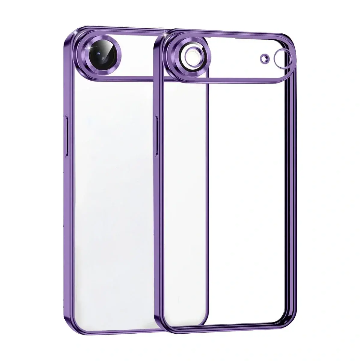 İphone 17 Air Razer Lensli Silikon - Mor
