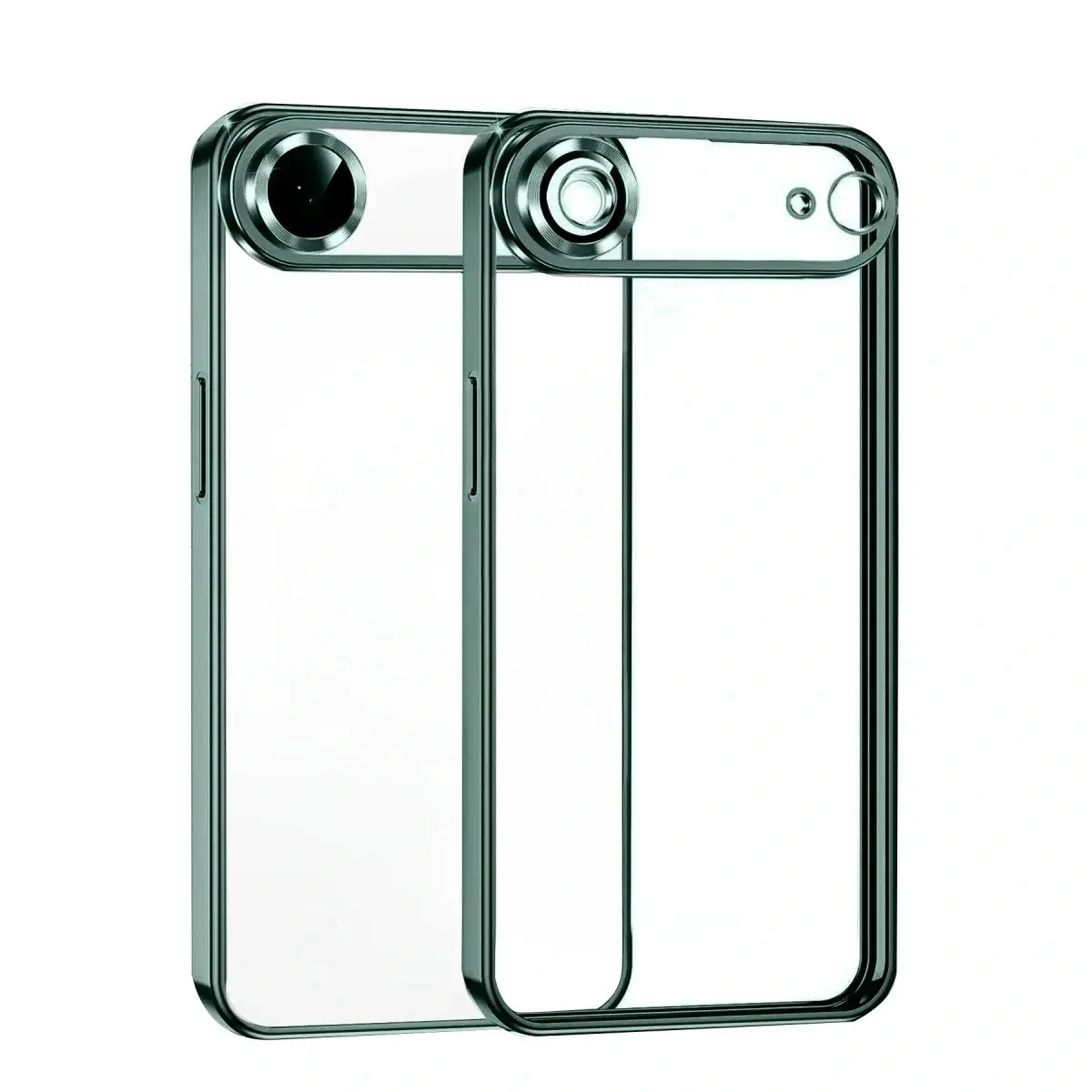 İphone 17 Air Razer Lensli Silikon - Yeşil