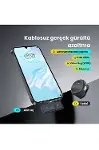 2 Adet Profesyonel Kablosuz Yaka Mikrofonu lighting uyumlu Manyetik Klipsli-4
