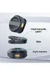 2 Adet Profesyonel Kablosuz Yaka Mikrofonu lighting uyumlu Manyetik Klipsli-5