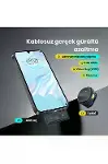 2 Adet Profesyonel Kablosuz Yaka Mikrofonu Typce uyumlu Manyetik Klipsli-4