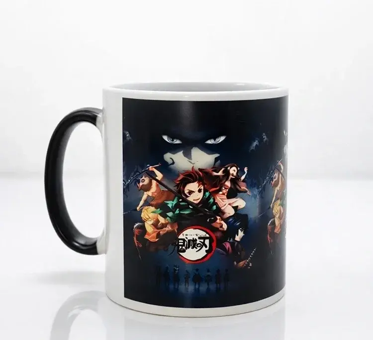 Porselen Renk Değiştiren Demon Slayer Kupa Bardak Aalk383