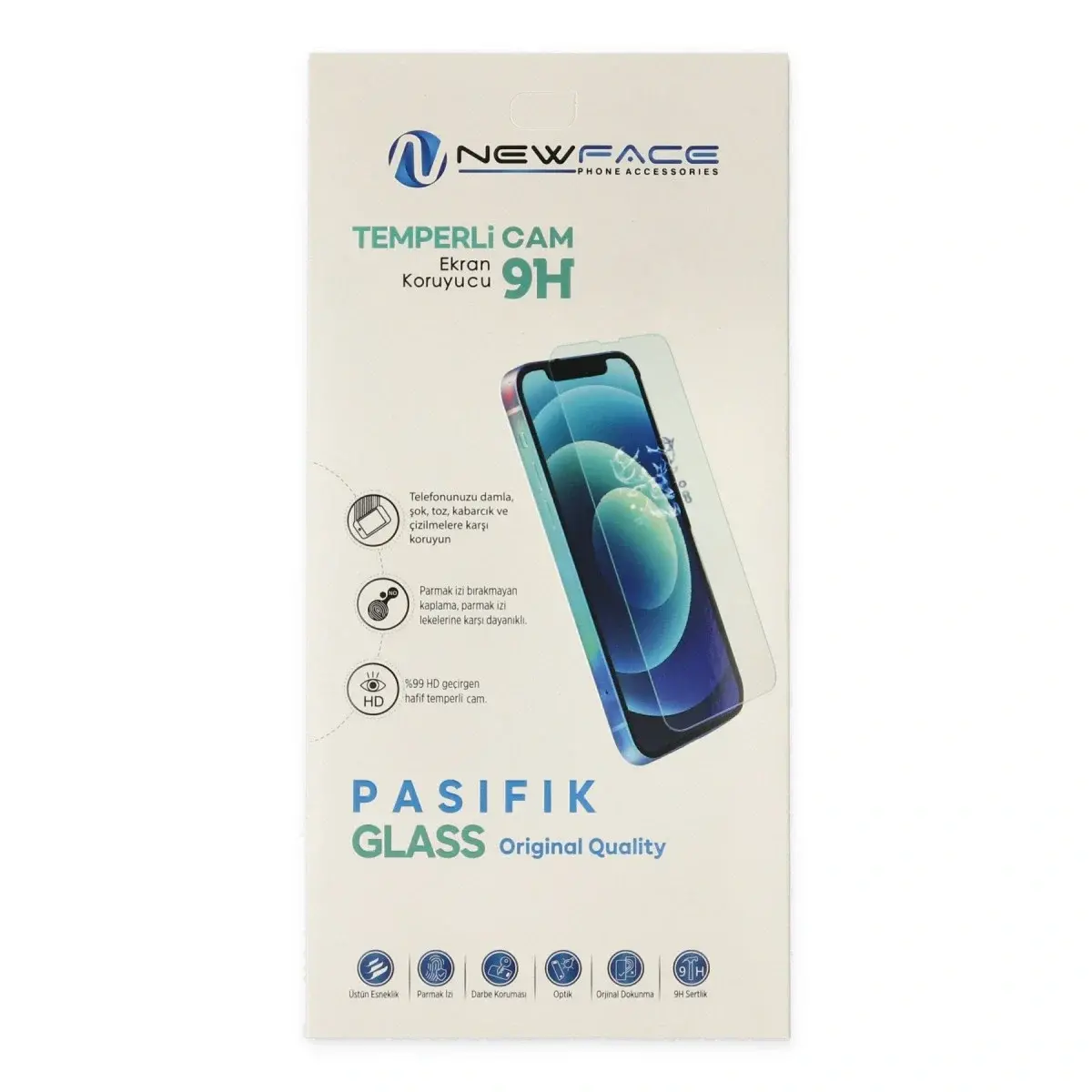 İphone 17 Pro Pasifik Cam Ekran Koruyucu