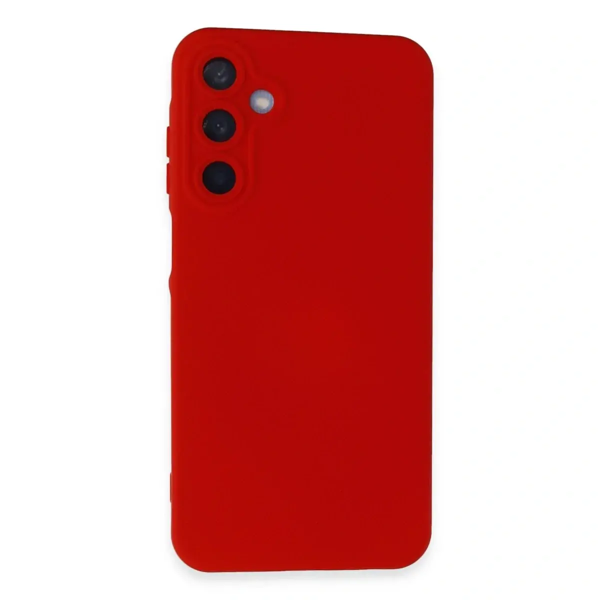 Samsung Galaxy A55 5g Kılıf Nano İçi Kadife Silikon - Kırmızı