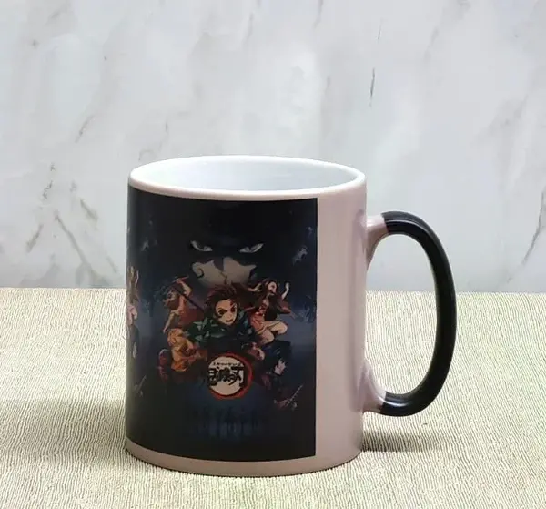 Porselen Renk Değiştiren Demon Slayer Kupa Bardak Aalk380