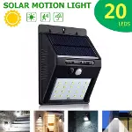 20 Ledli Hareket Sensörlü Dış Mekan Solar Lamba-3
