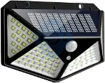 100 Led DIŞ Mekan Solar Aydınlatma Fotoselli Solar Lamba Hareket Sensörlü-1