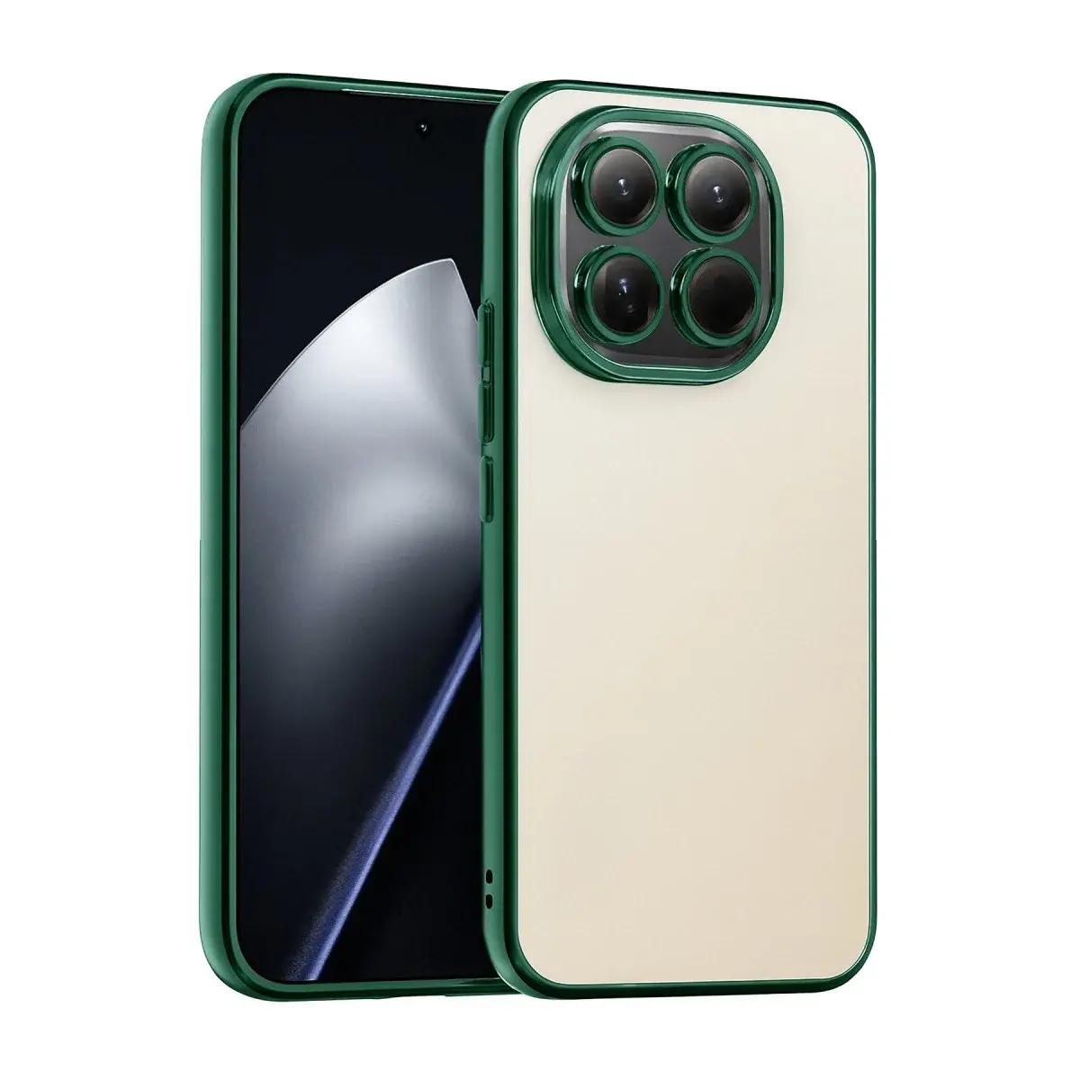 Xiaomi Mi 15t Razer Lensli Silikon - Yeşil