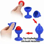 Mavi Renk Sihirli Kupa Top Kaybetme Oyunu 7 cm-2