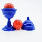 Mavi Renk Sihirli Kupa Top Kaybetme Oyunu 7 cm-5