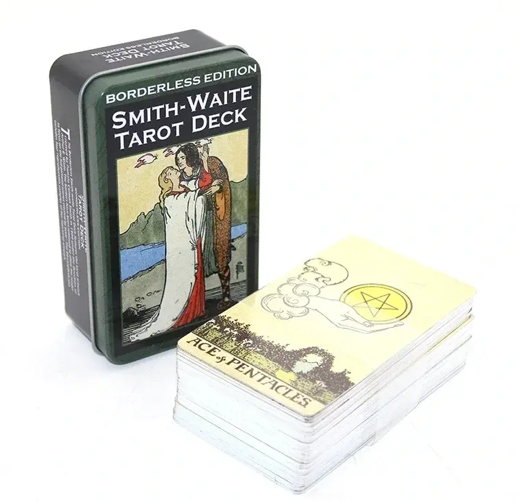 Smıth-waıte Metal Kutulu Tarot Kartı Alk2814