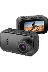 F2 2K 1080P Parmak Kamera 130° Geniş Açı IPS Ekranlı 25g Mini Taşınabilir Cep Kamerası siyah-1