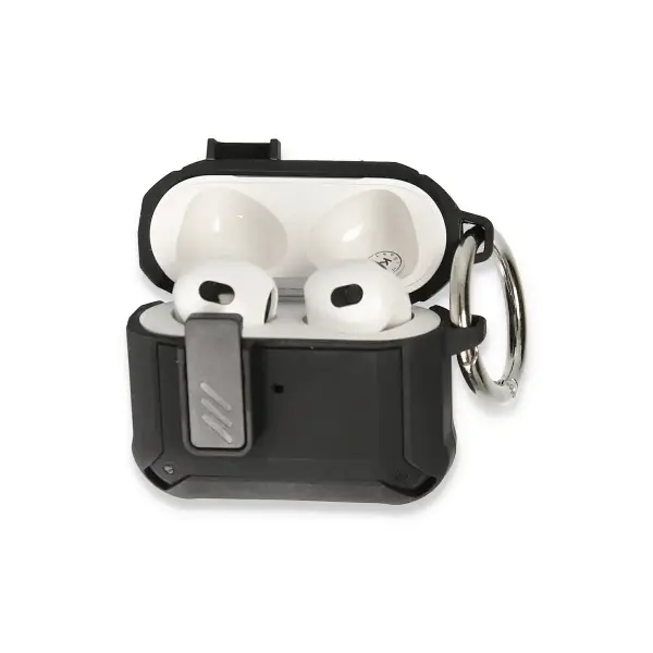 Airpods 3 (3.nesil) Truva Kılıf - Siyah