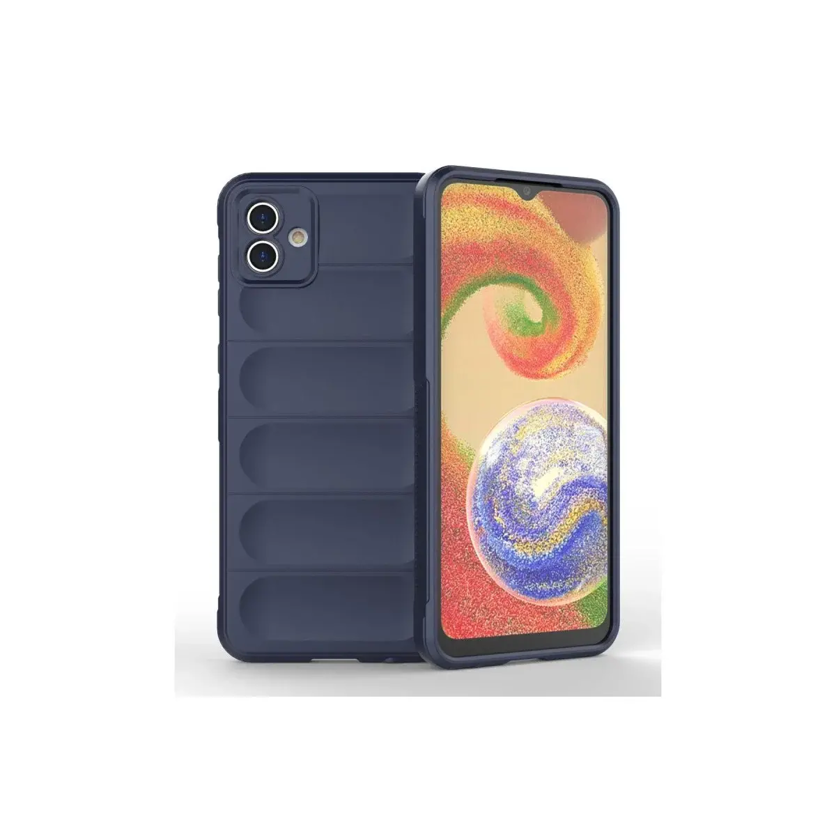 Samsung Galaxy A04e Kılıf Optimum Silikon - Lacivert
