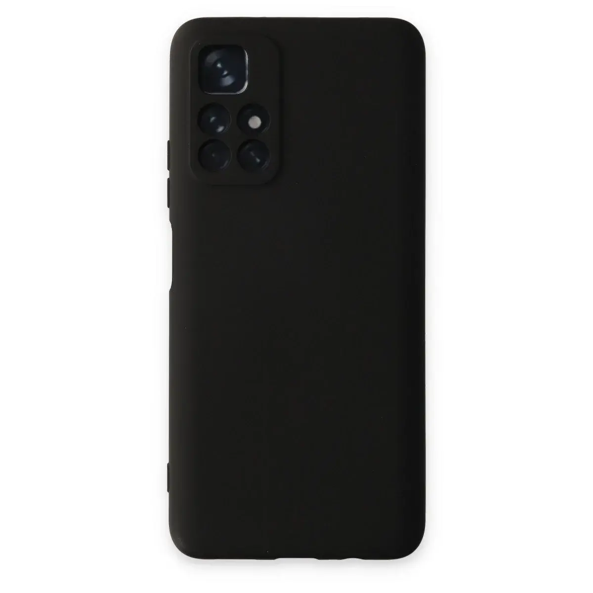 Xiaomi Redmi Note 11t Kılıf Nano İçi Kadife Silikon - Siyah