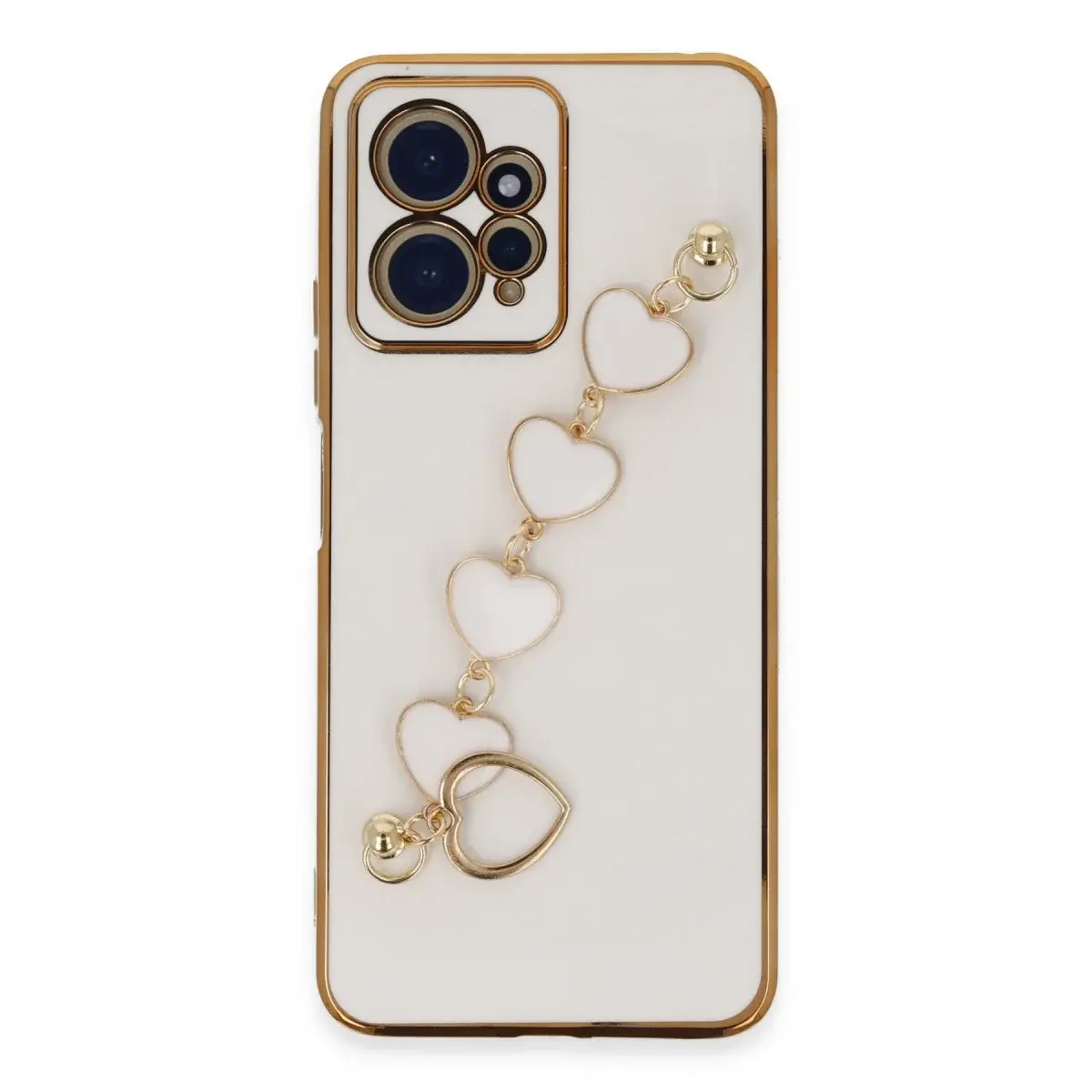 Xiaomi Redmi Note 12 4g Kılıf Esila Silikon - Beyaz