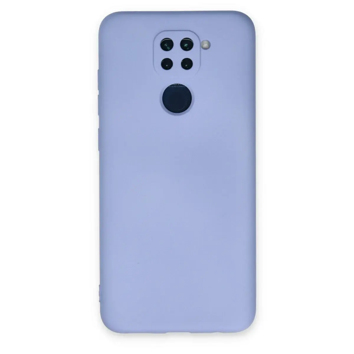 Xiaomi Redmi Note 9 Kılıf Nano İçi Kadife Silikon - Lila
