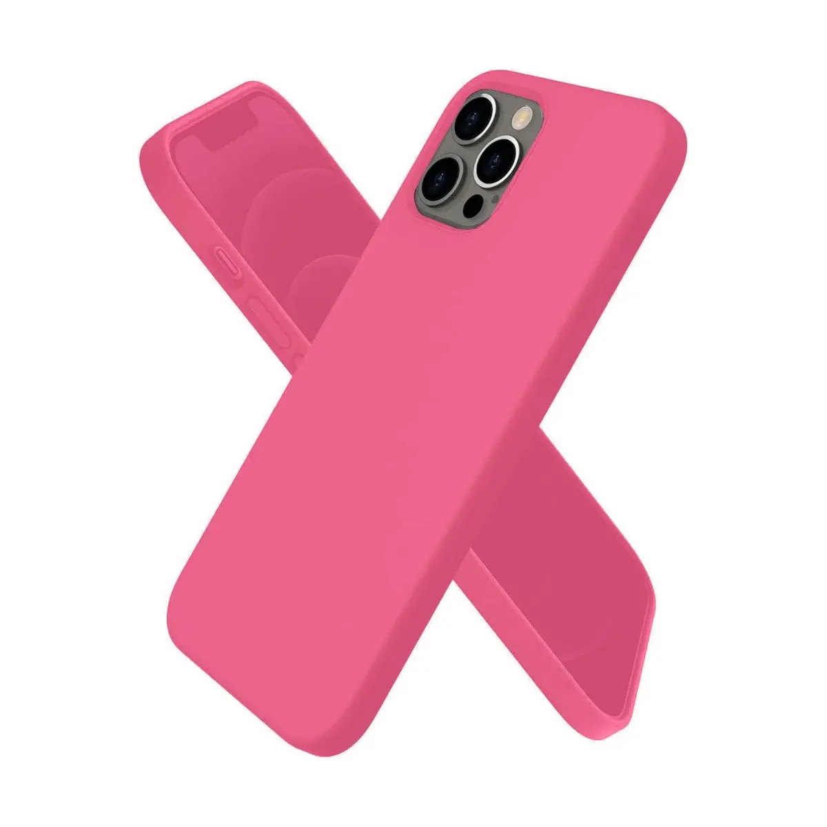 İphone 12 Pro Kılıf First Silikon - Pembe