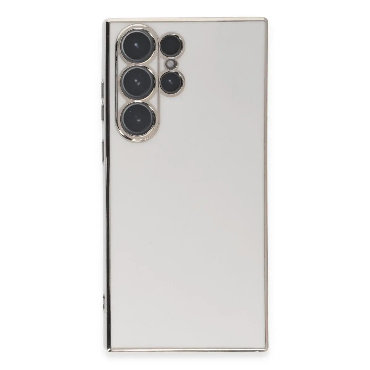 Samsung Galaxy S23 Ultra Kılıf Volet Silikon - Beyaz