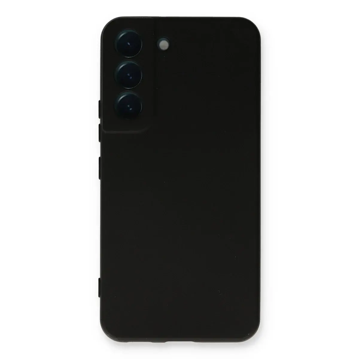 Samsung Galaxy S22 Plus Kılıf Nano İçi Kadife Silikon - Siyah
