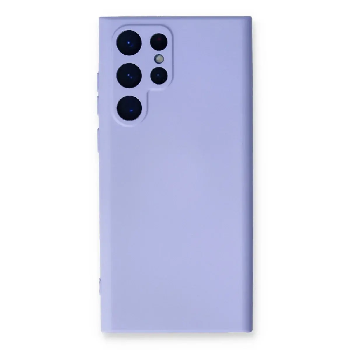 Samsung Galaxy S22 Ultra Kılıf Nano İçi Kadife Silikon - Lila