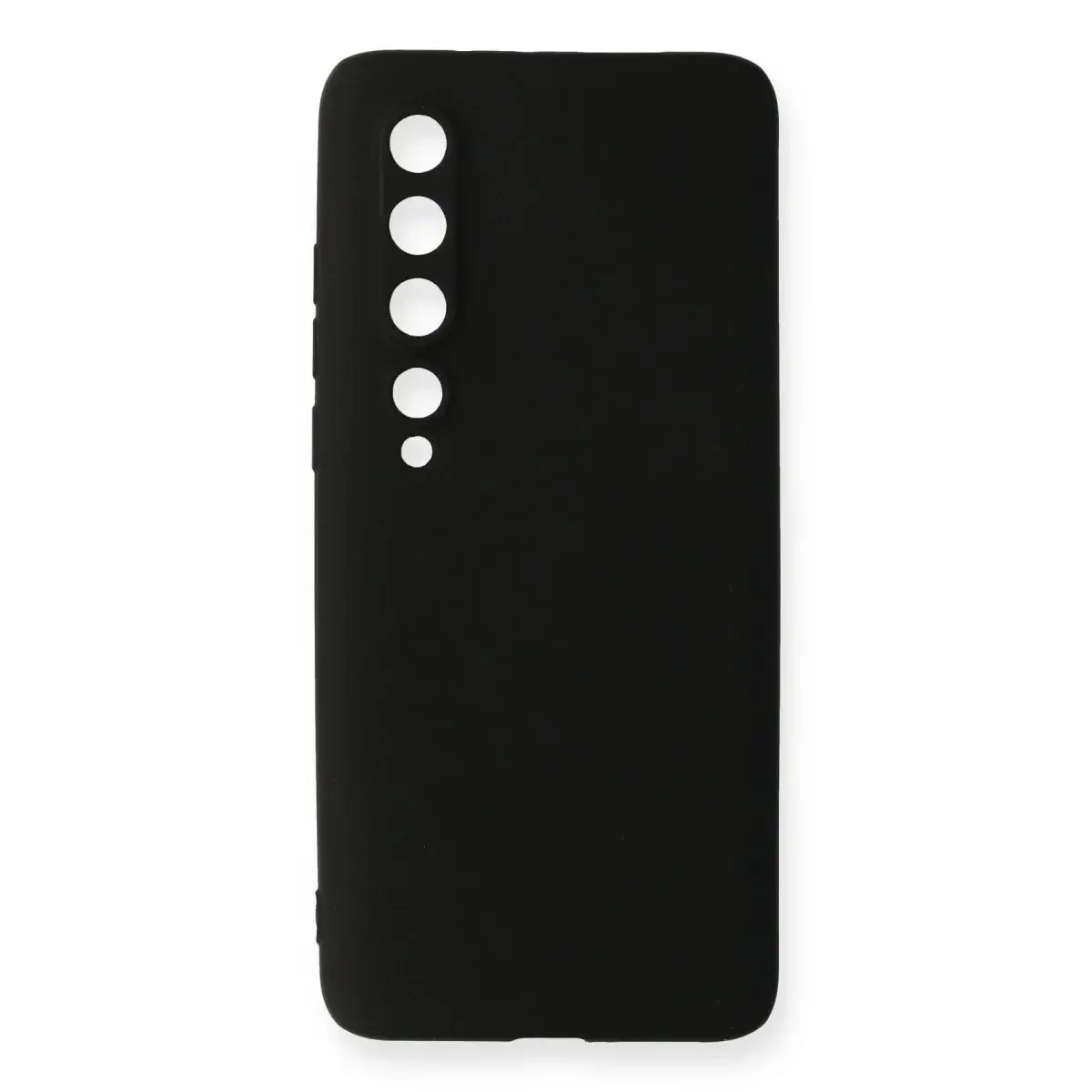 Xiaomi Mi 10 Kılıf First Silikon - Siyah