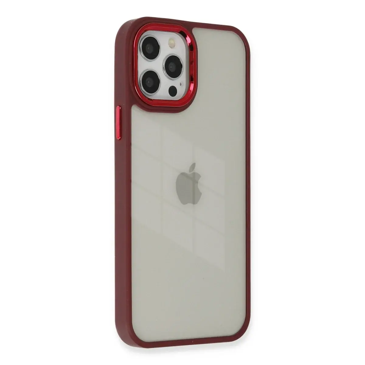 İphone 12 Pro Max Kılıf Dora Kapak - Kırmızı