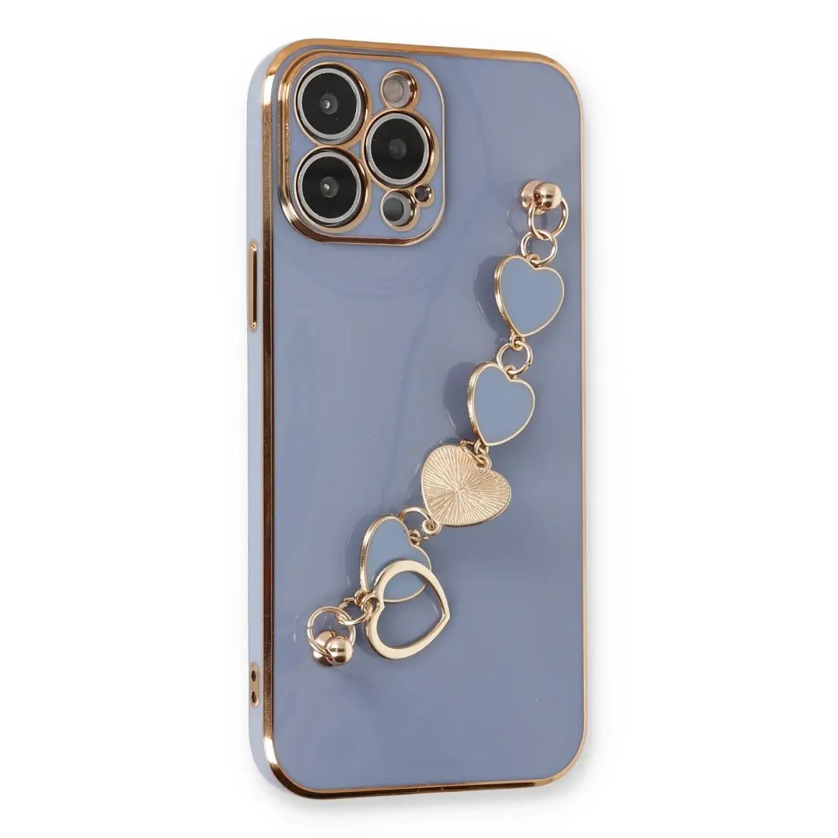 İphone 13 Pro Max Kılıf Esila Silikon - Gri