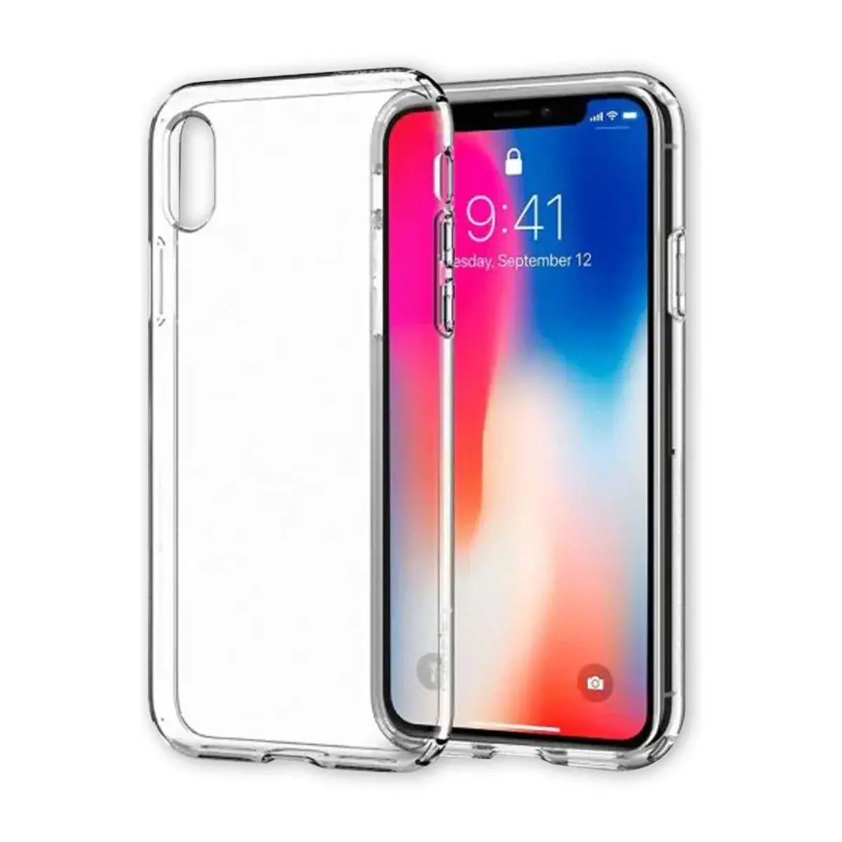 İphone X Kılıf Lüx Şeffaf Silikon