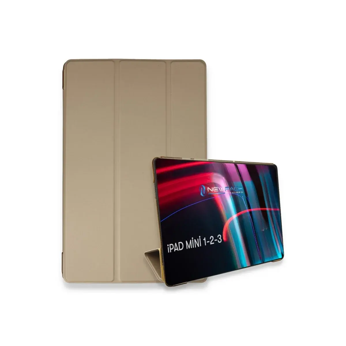 İpad Mini 3 Kılıf Tablet Smart Kılıf - Gold
